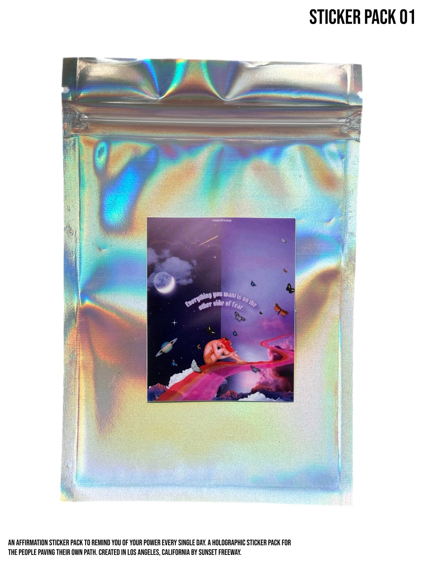 Gentle Reminders Holographic Sticker Pack