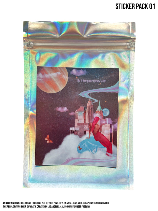 Your Future Self Holographic Sticker